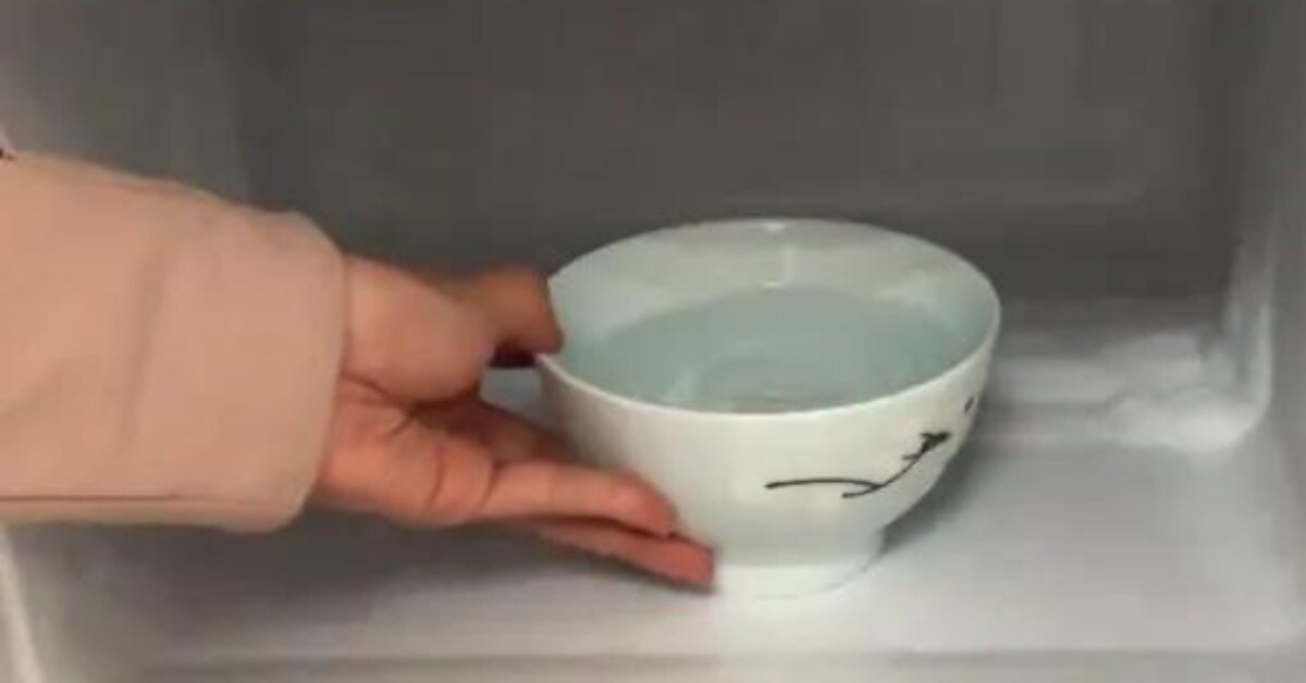 Người thông minh sẽ đặt một bát nước trong tủ lạnh để qua đêm, biết lý do tôi liền làm theo