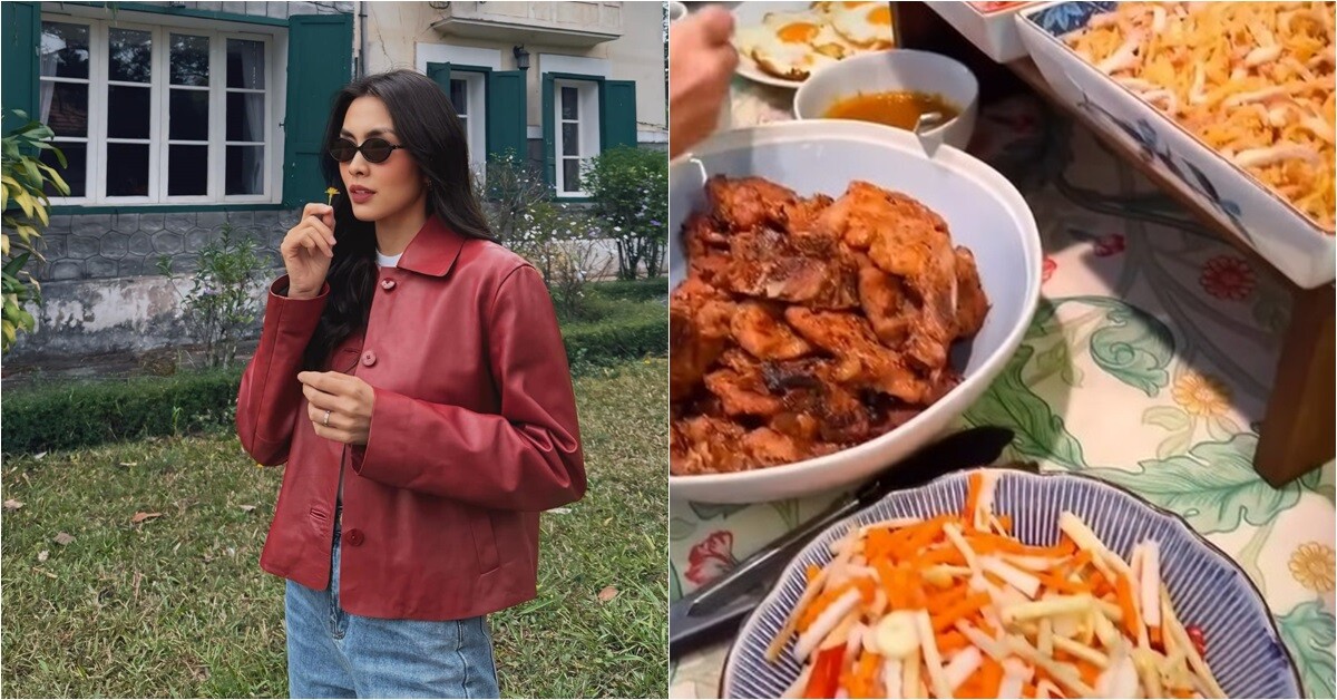 Bữa tiệc tại nhà "nàng dâu nghìn tỷ" do cô và những người bạn trổ tài: Toàn món dân dã "cây nhà lá vườn"