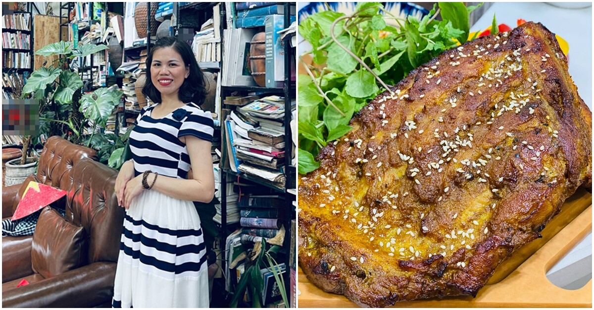 Sườn nướng tảng ngũ vị cực dễ làm mà ngon miệng, thơm nức ai ăn cũng thích