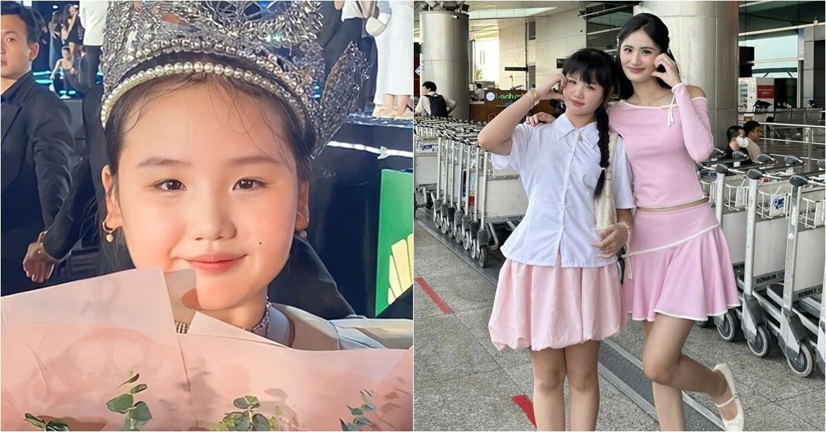 Em gái Hoa hậu Ý Nhi dậy thì thành công, 12 tuổi "lột xác" mặt xinh dáng đẹp lấn át chị gái