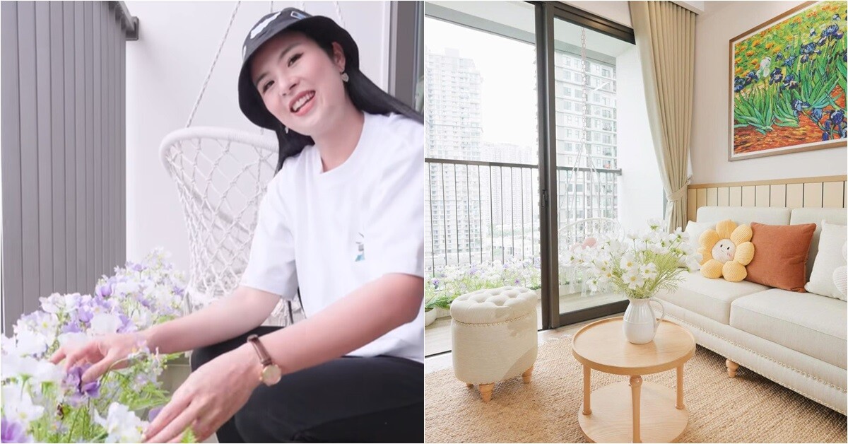 Hoa hậu Việt Nam vác bụng bầu tự trang trí căn hộ xinh xắn nên thơ, "khối nghỉ hè" đến mà thích mê