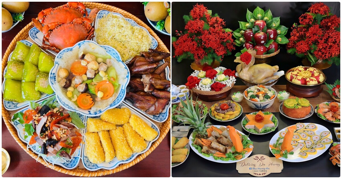 Chị em chia sẻ mâm cỗ cúng Rằm tháng 7, dù mặn hay chay vẫn đủ đầy hương vị và trọn vẹn lòng thành