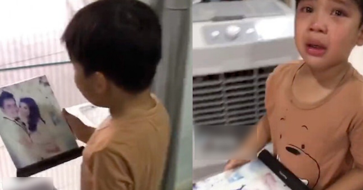 "Sao bố lại ngoại tình, chụp ảnh cưới với người phụ nữ khác?", câu hỏi của con trai khiến bố bật cười khi biết lý do