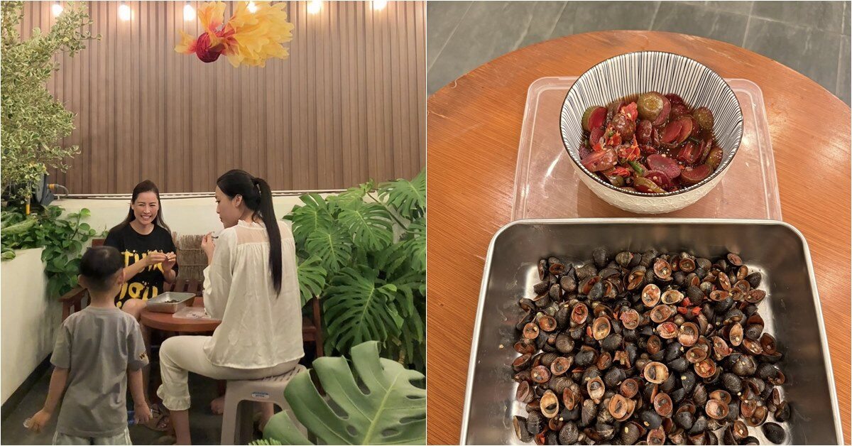 Nữ ca sĩ ở nhà hàng chục tỷ khoe bữa "chill" trên sân thượng, có món mận ngon ứa nước miếng