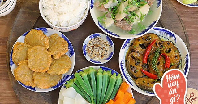 Hôm nay nấu gì: Cơm tối có cá đậm đà, rau củ luộc thanh mát