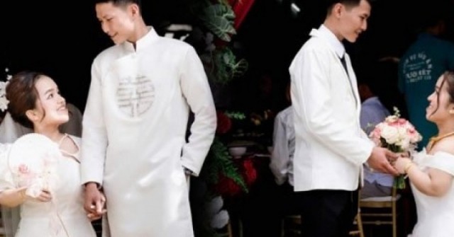 Chú rể Long An run bần bật trong đám hỏi, diễn biến sau đó khiến 2 họ bật cười