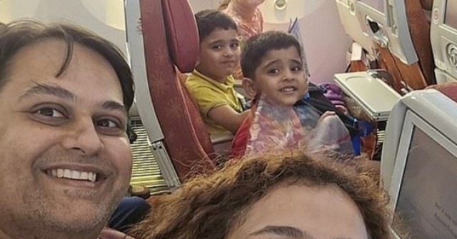 Bức ảnh selfie cuối cùng của gia đình 5 người thiệt mạng trong vụ rơi máy bay ở Ấn Độ