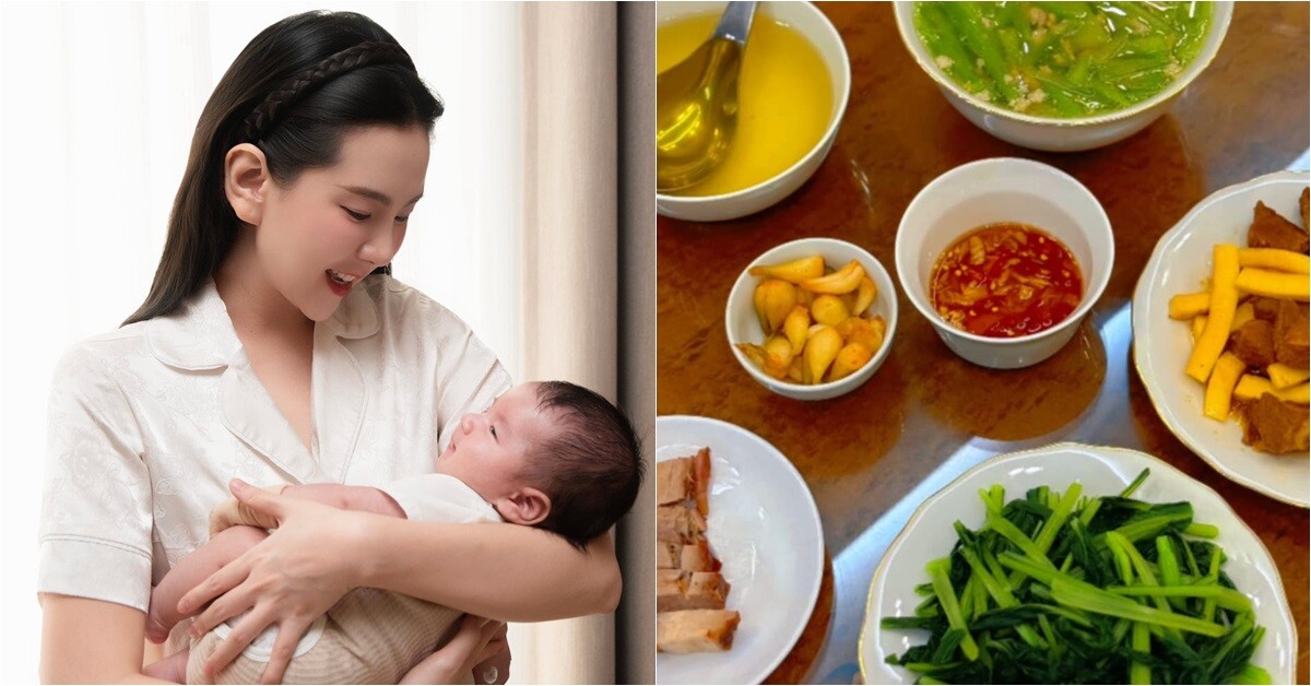 MC Mai Ngọc khoe "cơm canh sáng tối" dù bận bịu chăm con nhỏ, đổi món ngon cho ngày hè nóng nực