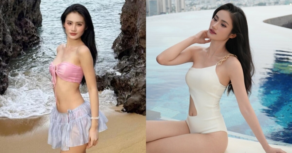 Ý Nhi diện bikini chẳng khoe vòng 1 vẫn hút mắt người nhìn vì "vũ khí ngầm" trên cơ thể