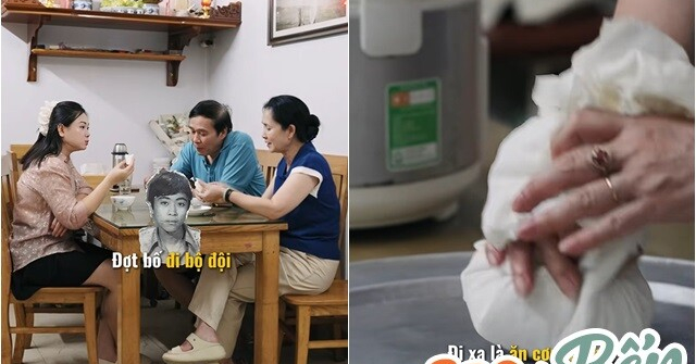Cặp vợ chồng hot nhất A80 làm món ăn dân dã thời chiến, NSƯT Đỗ Kỷ nghiêm túc nhắc con dâu không dùng đũa