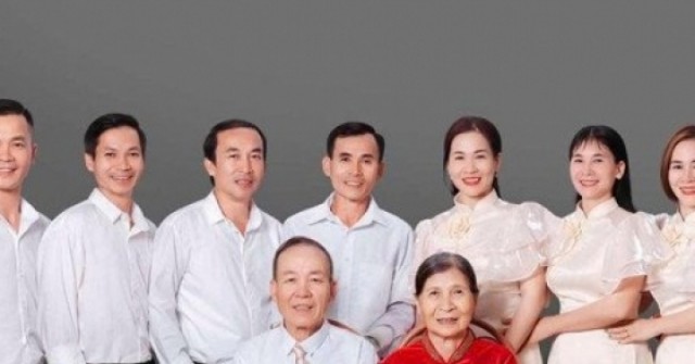 Vợ chồng ở Thanh Hóa có 10 con, 40 cháu chắt, mỗi lần tụ họp đông như hội