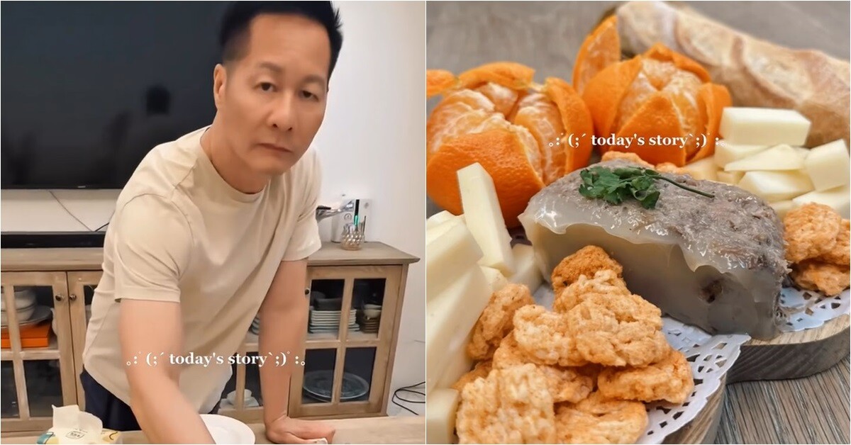 Đại gia Đức An chu đáo từ trong bếp đến bàn ăn thế này, bảo sao Phan Như Thảo ngày cảng viên mãn, hạnh phúc