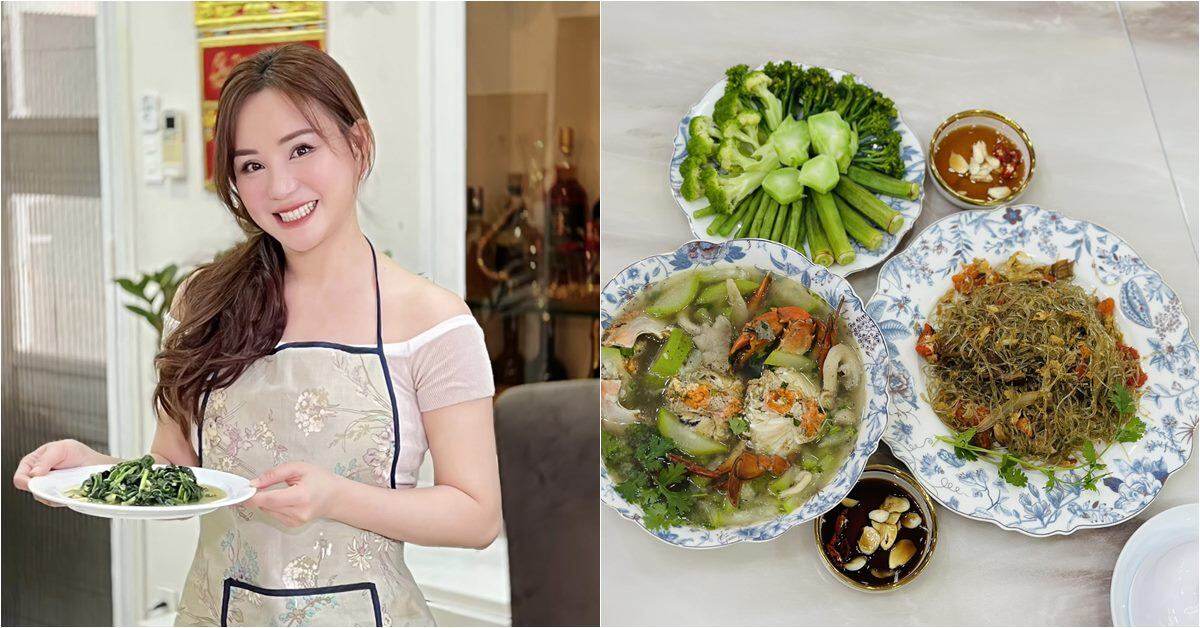Sao nữ ở nhà 1.400m2 khoe bữa cơm nấu cho 3 con, Trương Ngọc Ánh - Kha Ly khen nức nở