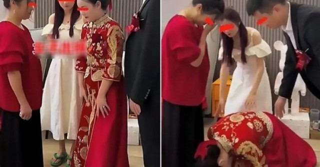Cô dâu quỳ lạy xin cắt đứt quan hệ với mẹ ruột vì 2 tỷ đồng sính lễ