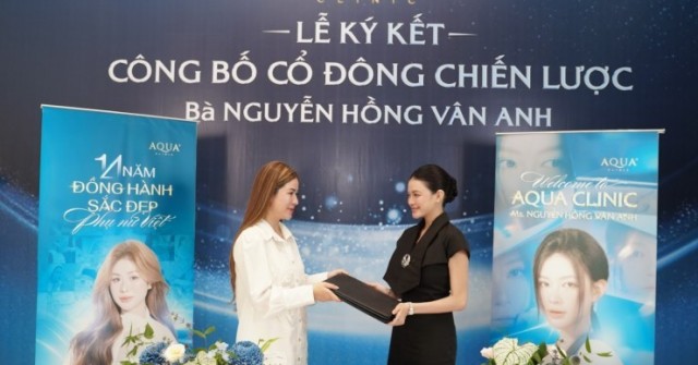 Aqua Clinic đón cổ đông Gen Z: Tư duy mới, phong cách mới, dẫn đầu xu hướng làm đẹp cao cấp