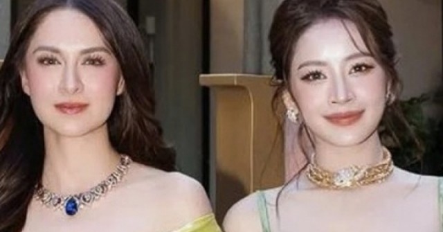 Nữ ca sĩ Chi Pu khoe nhan sắc cùng mỹ nhân đẹp nhất Philippines
