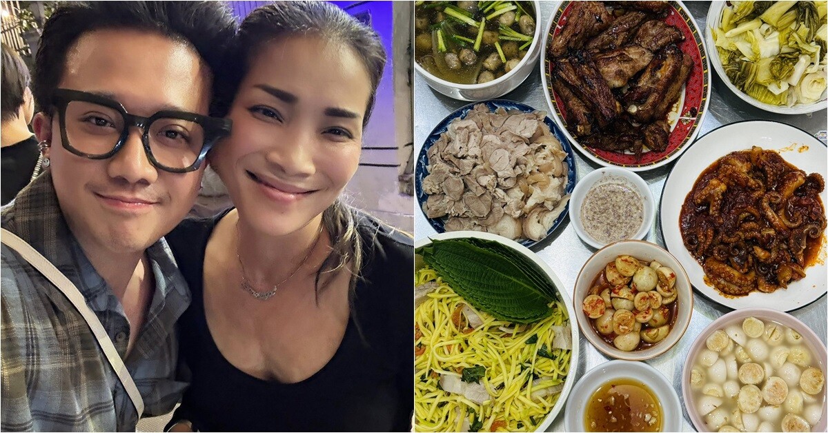 Ca sĩ đình đám ở Mỹ về Việt Nam khoe mâm cơm nhà dân dã nhưng với cô là "đỉnh của đỉnh"
