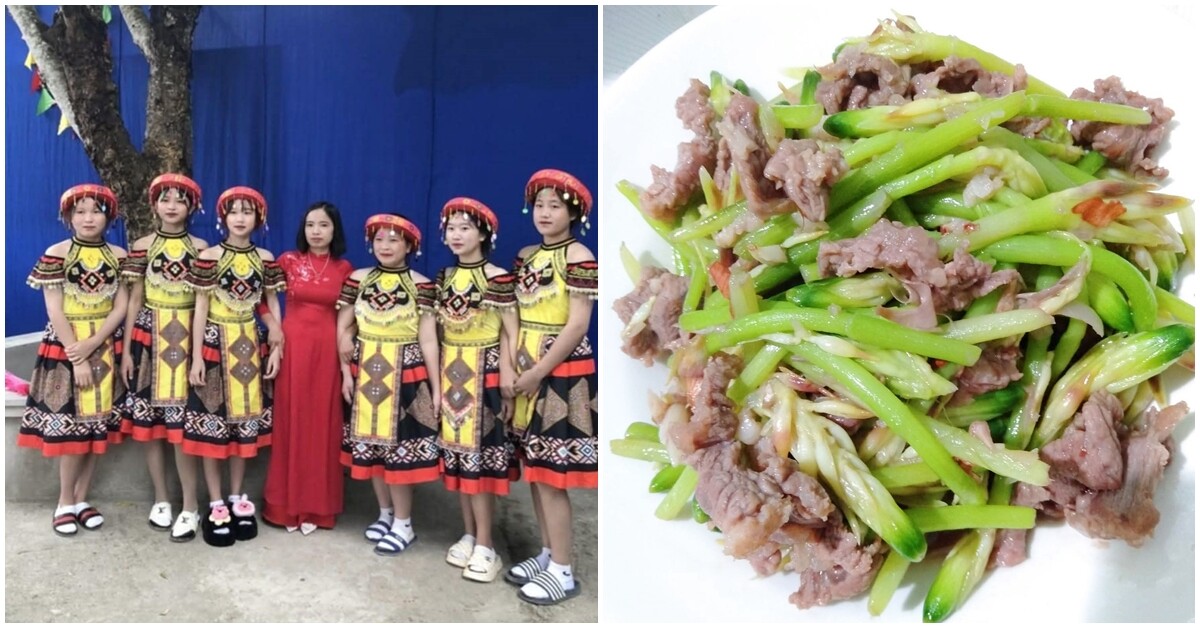 Cây này tưởng chỉ lấy củ nhưng phần hoa cũng cực bổ dưỡng, mấy năm gần đây thành đặc sản, xào thịt bò cực ngon