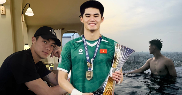 Thủ môn cao 1m91 của U23 Việt Nam lộ loạt ảnh đời thường "hết nước chấm"